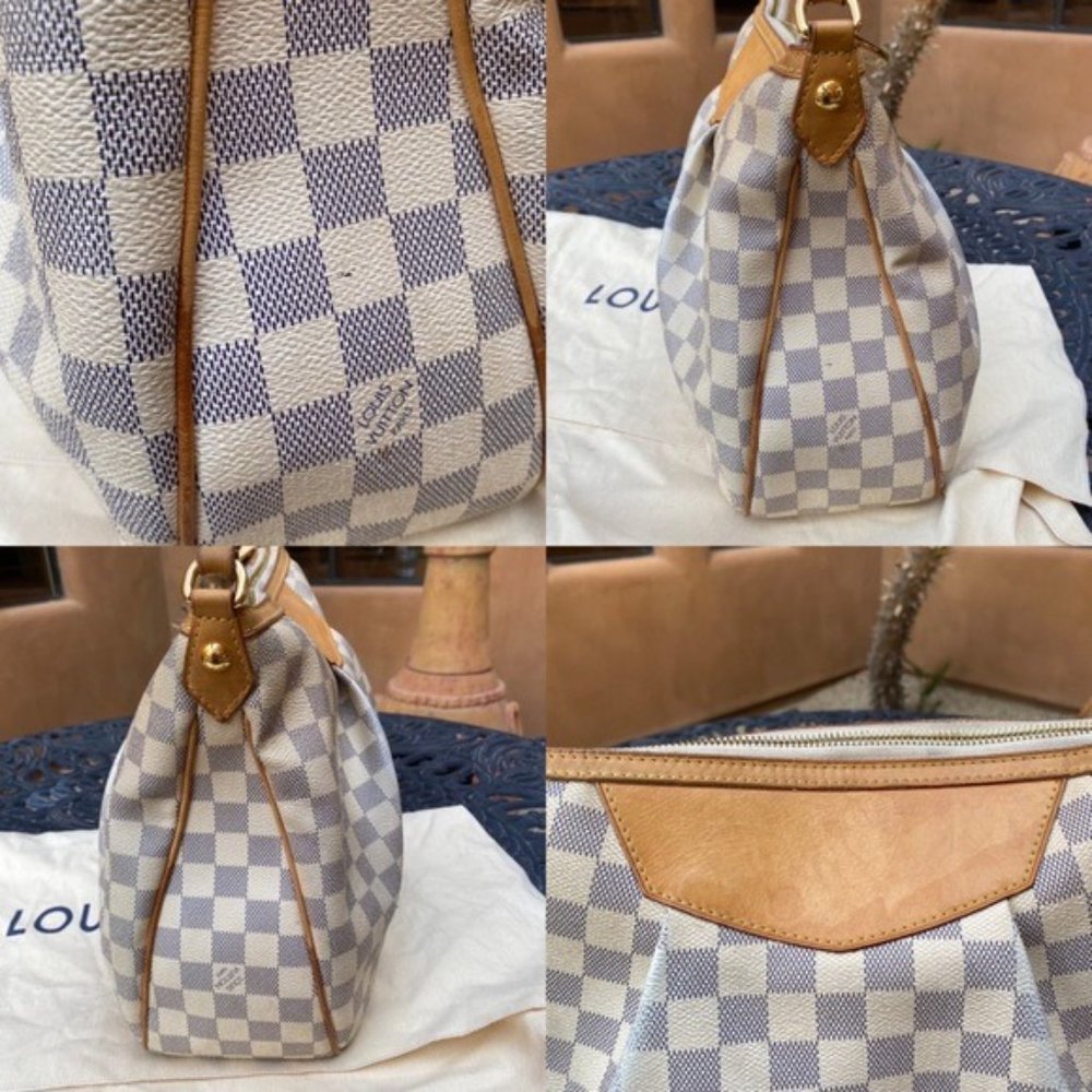 SOLD Louis Vuitton Damier Azur Siracusa MM Crossbody - Picture 10 of 15